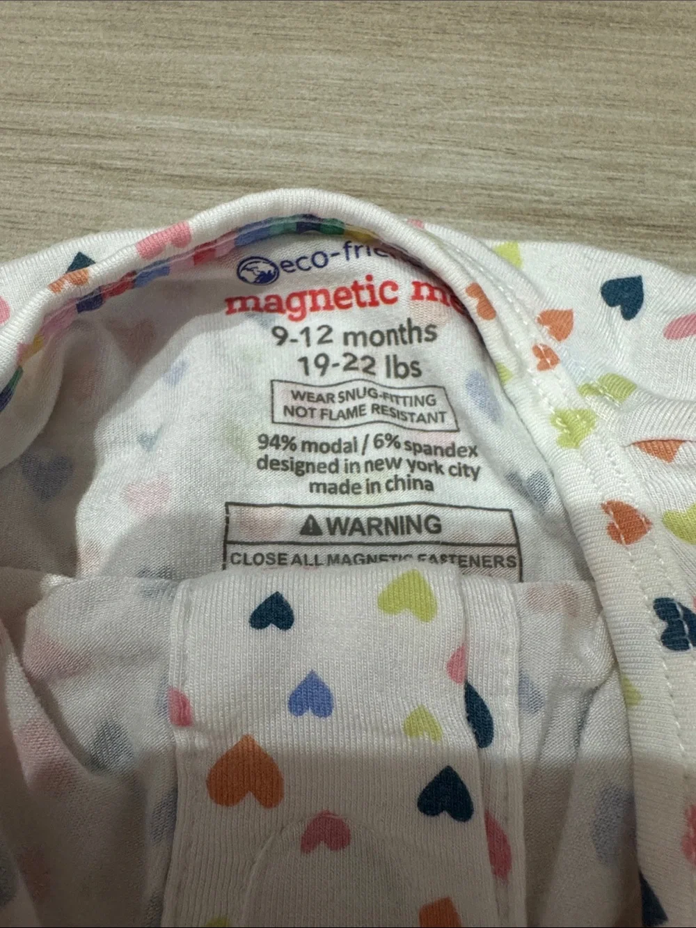 Magnetic Me Love at Furst Sight Modal Magnetic Parent Favorite Footie 9-12 month